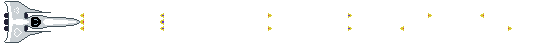 Spritesheet template for the original spaceship